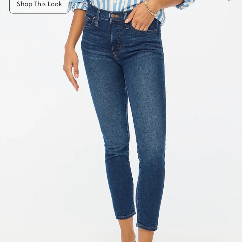 NWT J Crew Factory 9” Mid Rise Skinny Jeans
